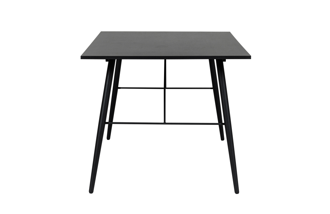 Table à manger PAYTON avec pieds métal noir - 160x90 cm