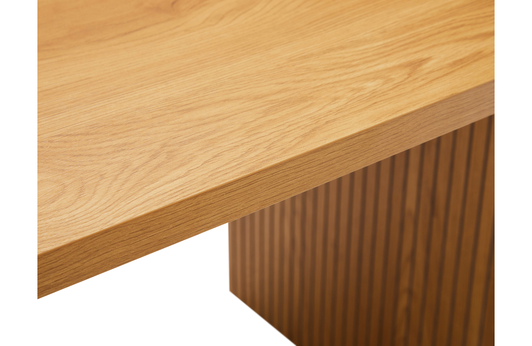 Table à manger GOYA finition chêne - 180x90 cm