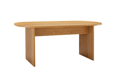 Table à manger GOYA finition chêne - 180x90 cm