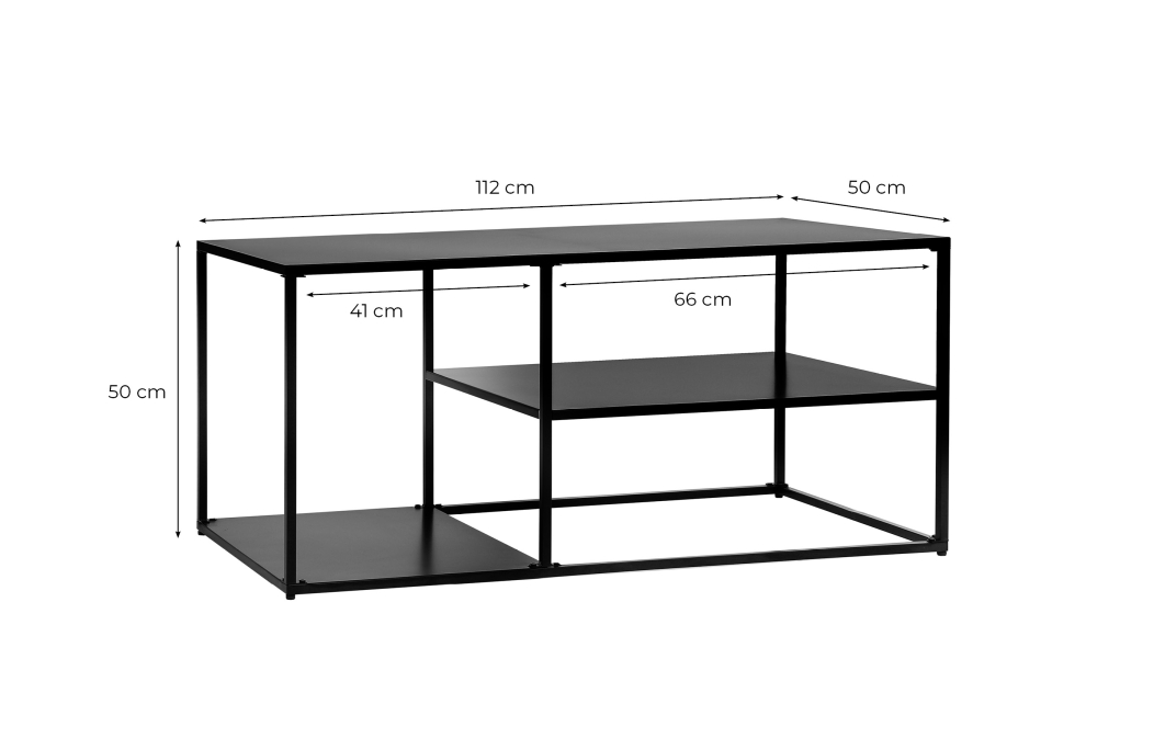 Meuble TV FILAR en métal - 112x50 cm