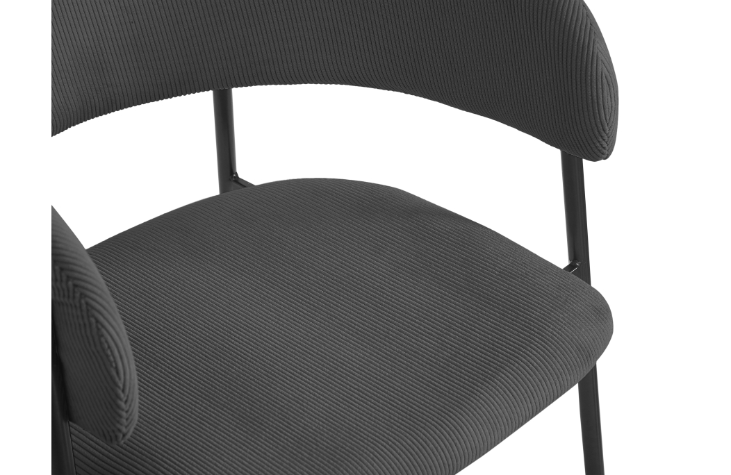 Lot de 4 chaises BOLD en velours côtelé