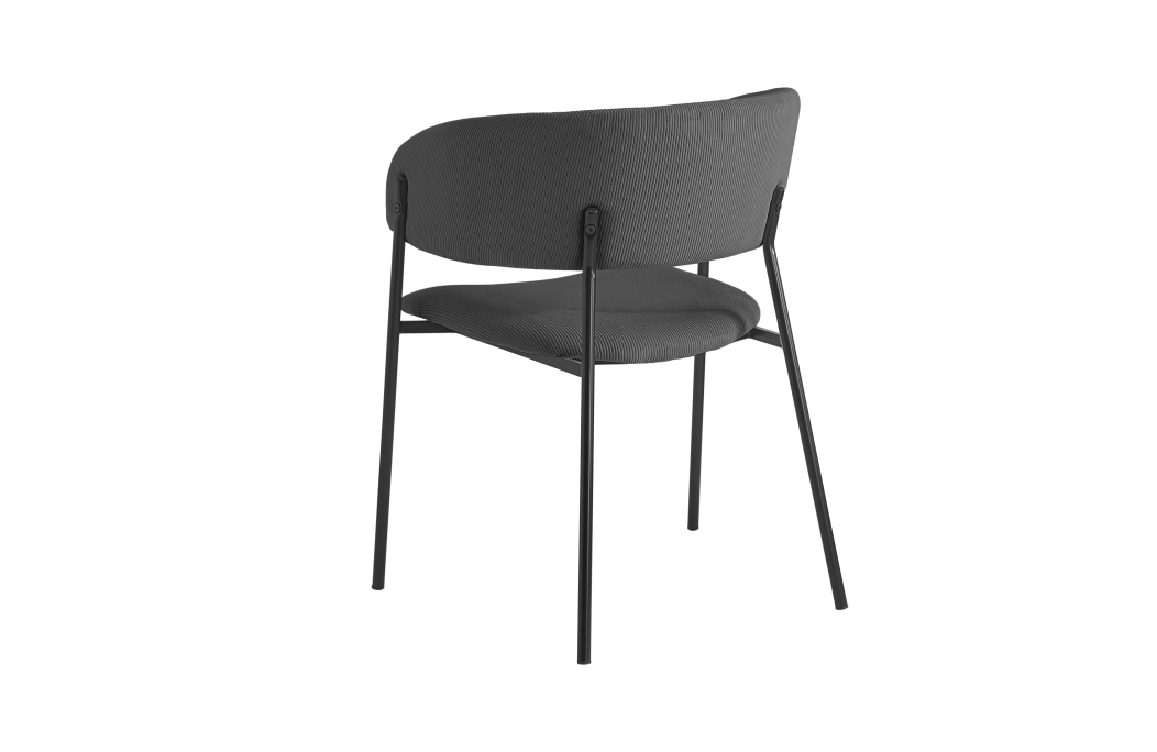 Lot de 4 chaises BOLD en velours côtelé