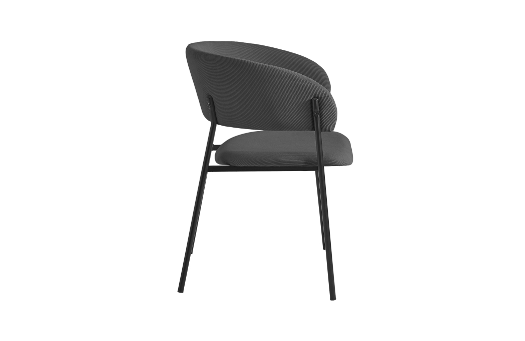 Lot de 4 chaises BOLD en velours côtelé