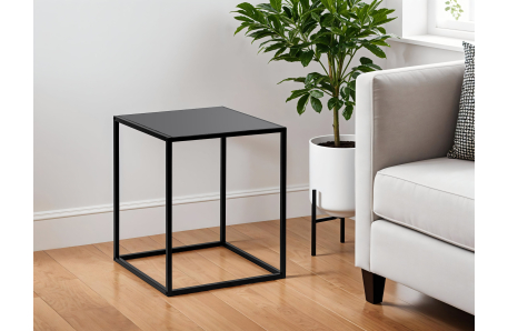 Table d'appoint FILAR carré en métal - 45x45 cm