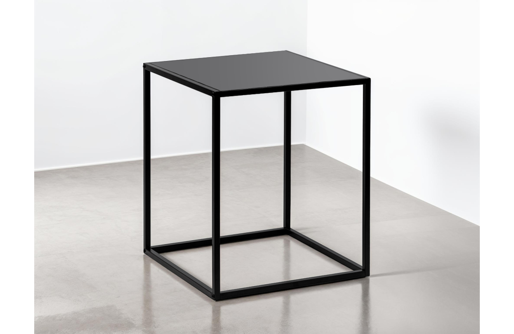 Table d'appoint FILAR carré en métal - 45x45 cm
