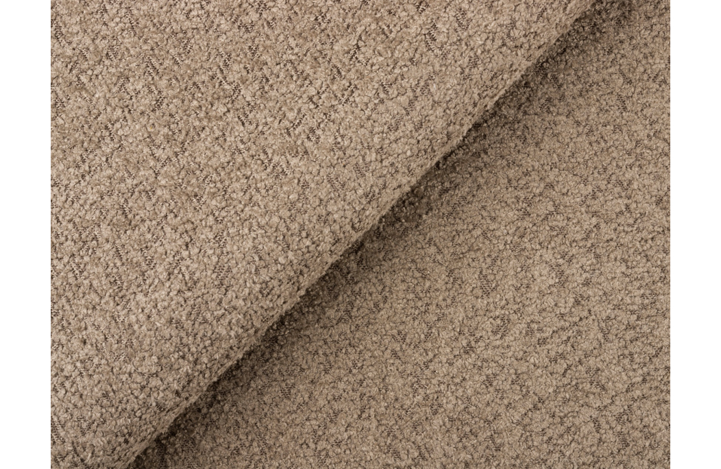Canapé KOMECO d'angle reversible convertible avec coffre et têtières réglables en tissu bouclette