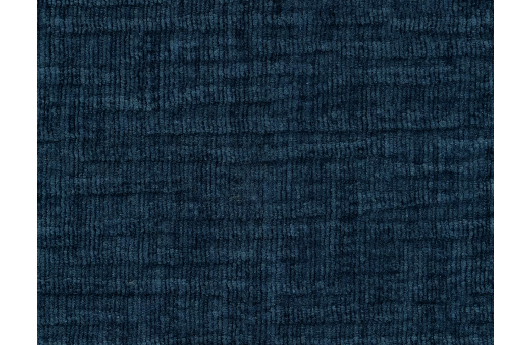 PACK CLARISSE - Canapé d'angle convertible réversible avec pouf en tissu texturé 3D
