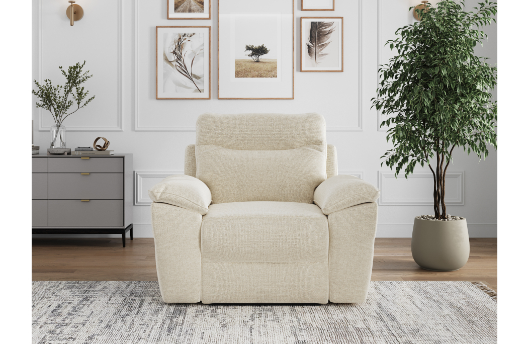 Fauteuil de relaxation manuel ROSS en tissu