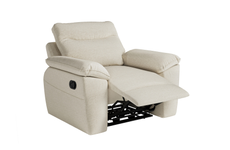 Fauteuil de relaxation manuel ROSS en tissu