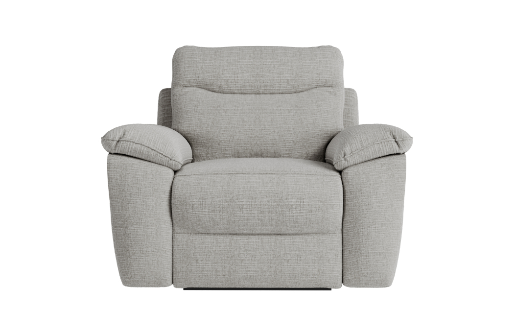 Fauteuil de relaxation manuel ROSS en tissu texturé 3D
