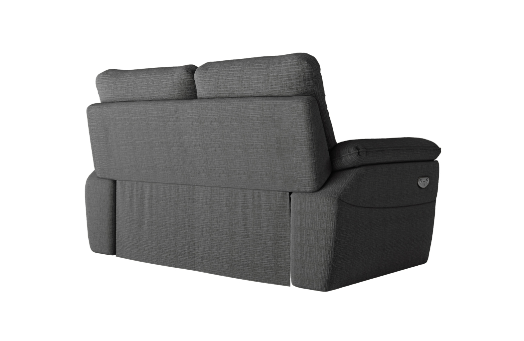 Canapé de relaxation électrique ROSS 2 places en tissu texturé 3D