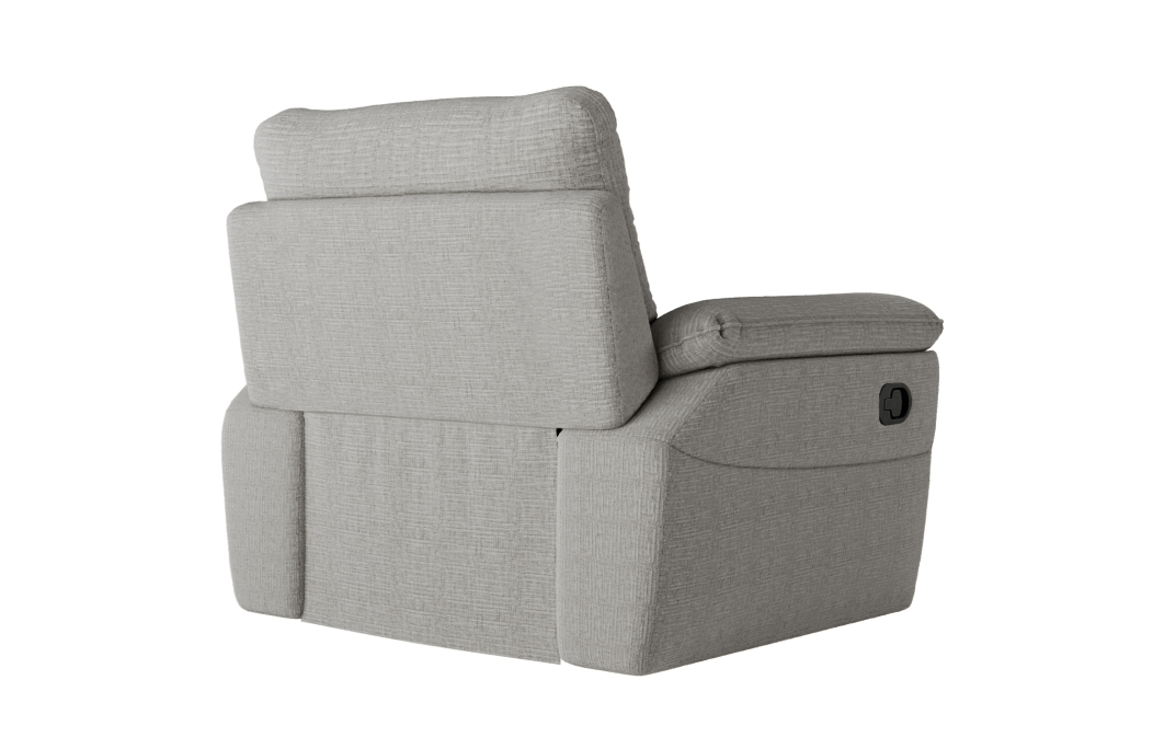 Fauteuil de relaxation manuel ROSS en tissu texturé 3D