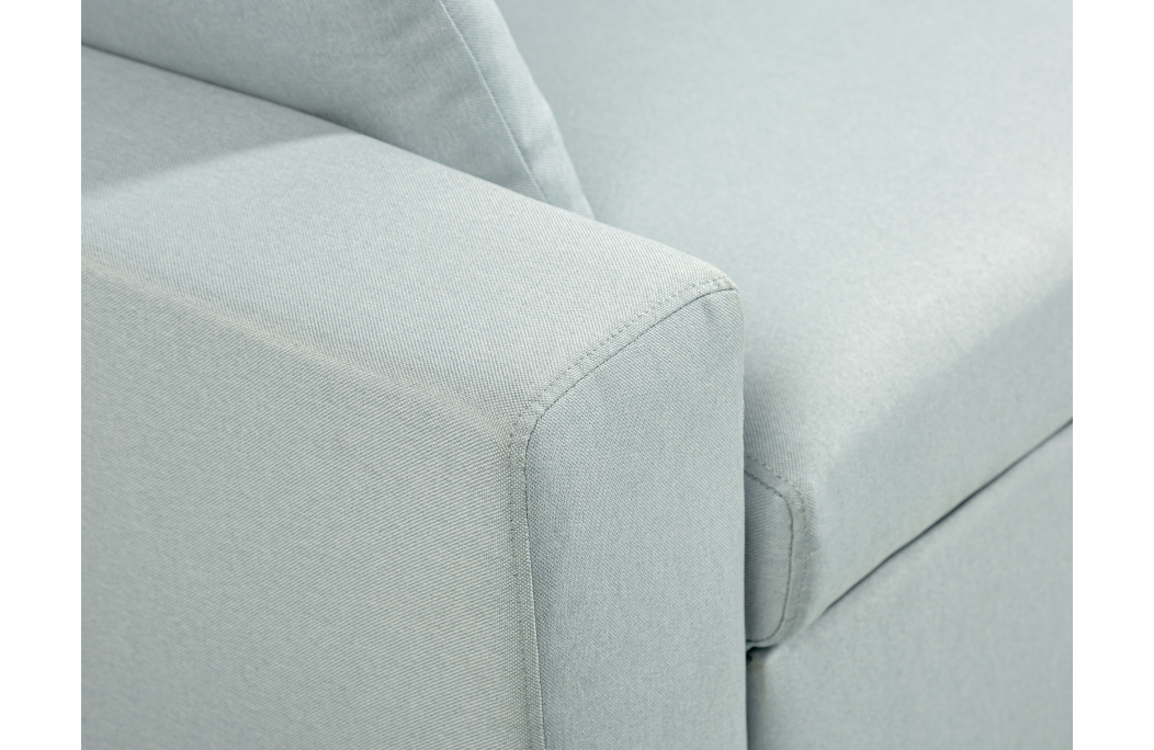 Canapé d'Angle 3 places MARIA SCANDINAVE Réversible et Convertible en Tissu