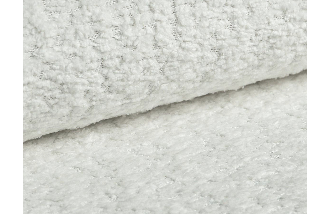 Canapé convertible AGATHE système couchage express en tissu bouclette - Matelas épaisseur 13cm
