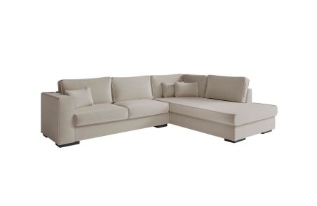 Canapé d'angle BELAMI 4 places XXL en tissu