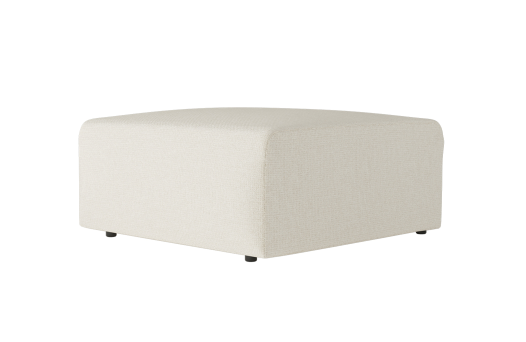 Pouf ROMANE en tissu Easy Clean antitache