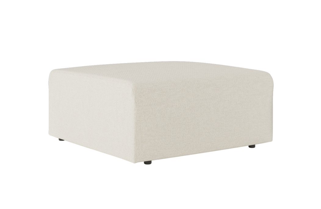 Pouf ROMANE en tissu Easy Clean antitache
