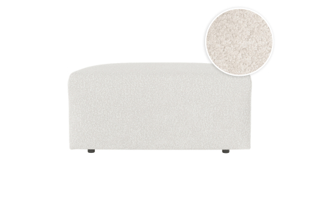 Pouf ROMANE en tissu bouclette