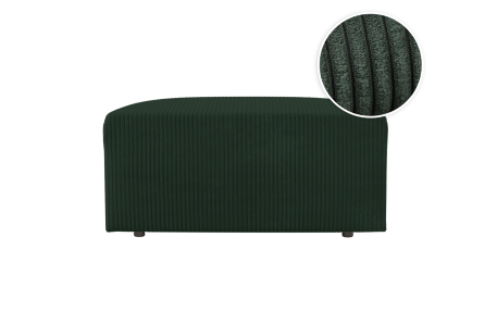 Pouf ROMANE en velours côtelé