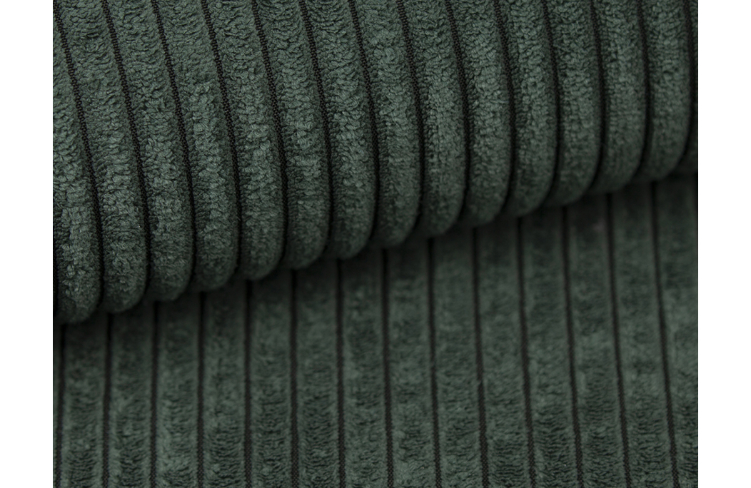 Pouf ROMANE en velours côtelé