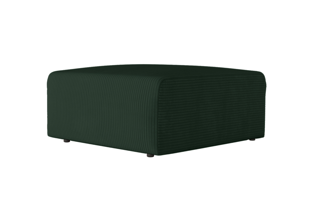 Pouf ROMANE en velours côtelé