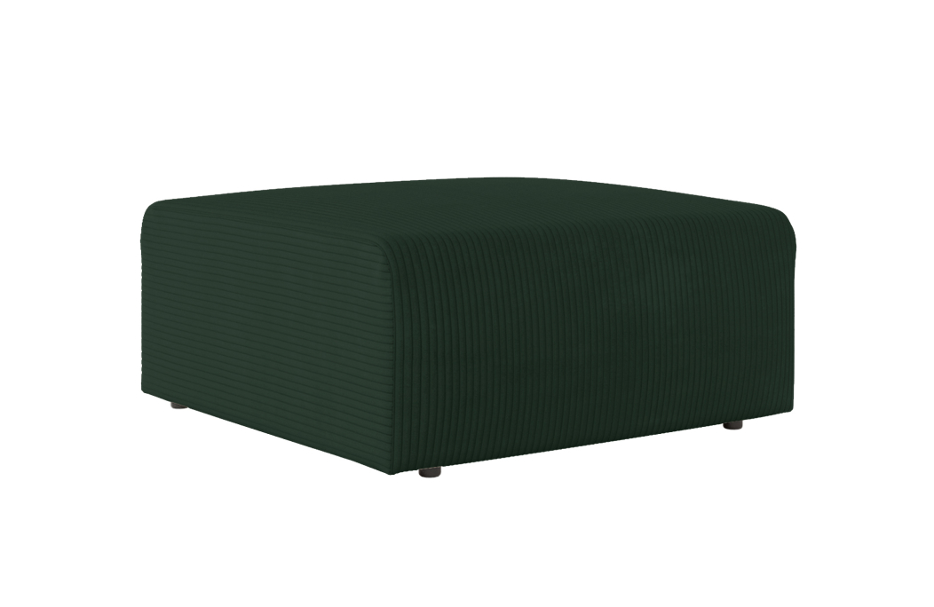 Pouf ROMANE en velours côtelé