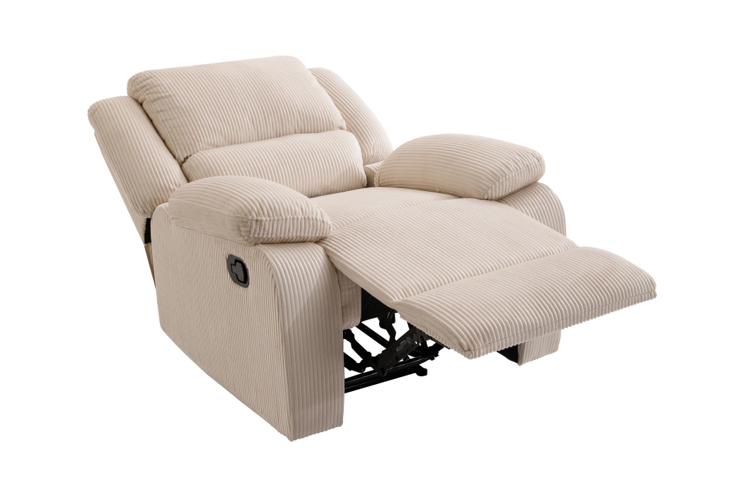 RELAXXO - Fauteuil de relaxation LEO en velours côtelé