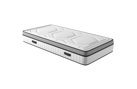 Matelas SPRING en mousse à mémoire de forme MemoryTex + mousse Ergolattex +Ressorts ensachés-30cm d'épaisseur