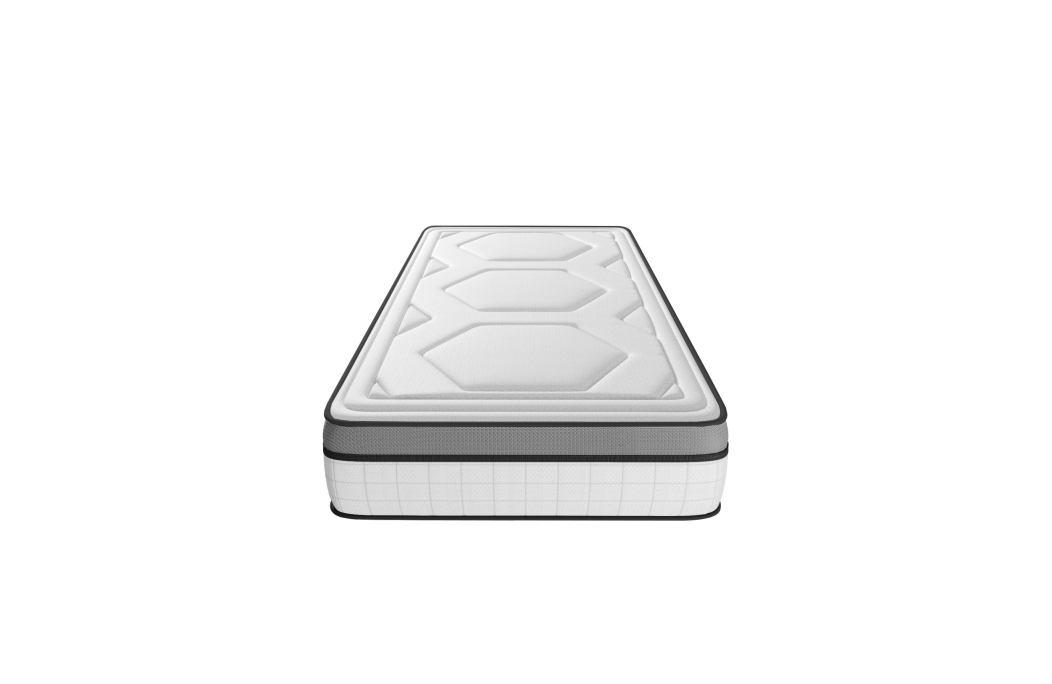 Matelas SPRING en mousse à mémoire de forme MemoryTex + mousse Ergolattex +Ressorts ensachés-30cm d'épaisseur