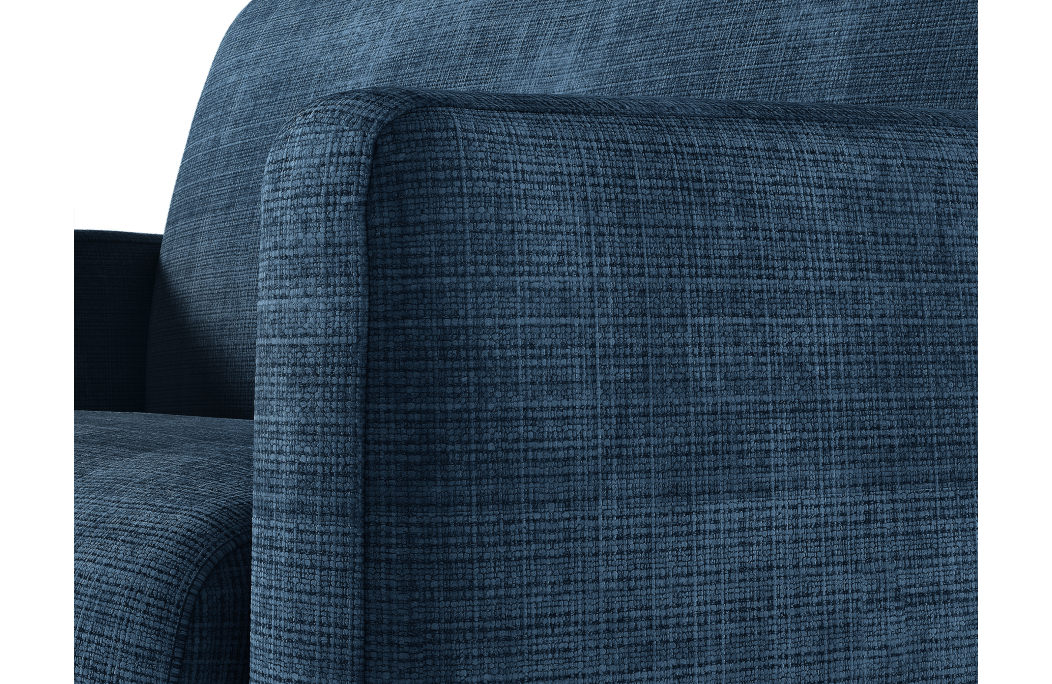 Fauteuil AGATHE convertible express couchage quotidien en tissu chenille