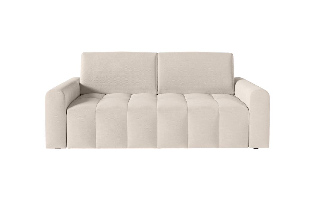 Canapé SILVIO convertible 3 places système couchage express en tissu