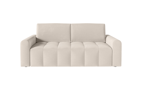 Canapé SILVIO convertible 3 places système couchage express en tissu