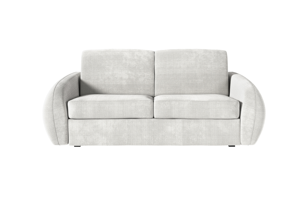 Canapé LOUKA convertible 3 places système couchage express en tissu chenille