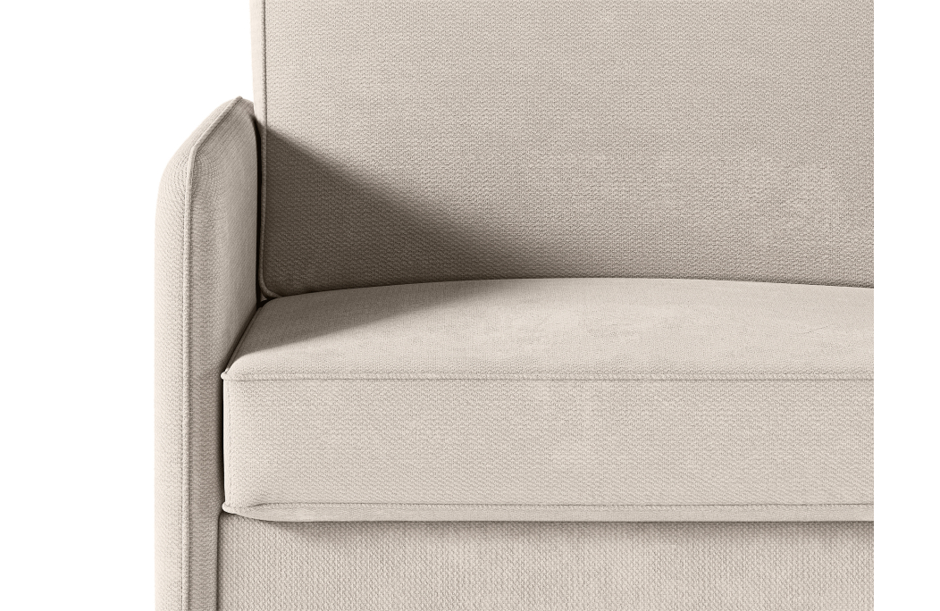 Canapé MIKA convertible 3 places système couchage express en tissu