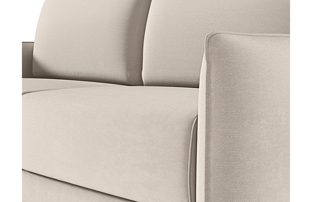 Canapé DARIO convertible 3 places système couchage express en tissu