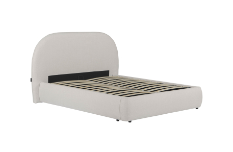 Cadre de lit ROLLY avec coffre en tissu