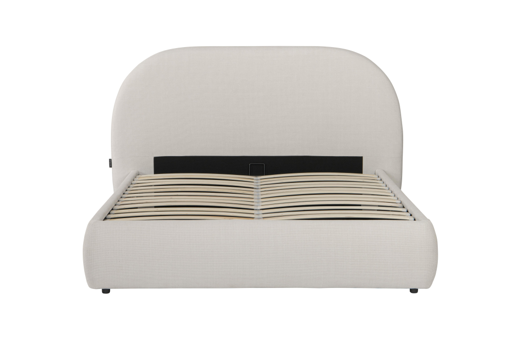 Cadre de lit ROLLY avec coffre en tissu