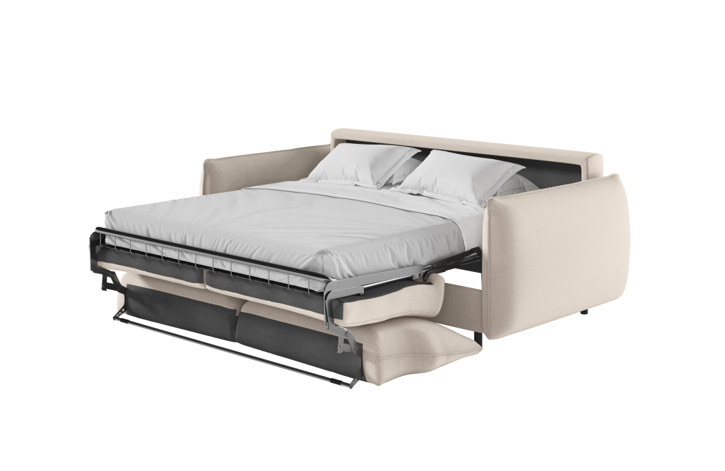 Canapé ERIK convertible 3 places système couchage express en tissu