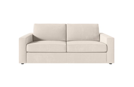 Canapé ADELE convertible 3 places système couchage express déhoussable en tissu