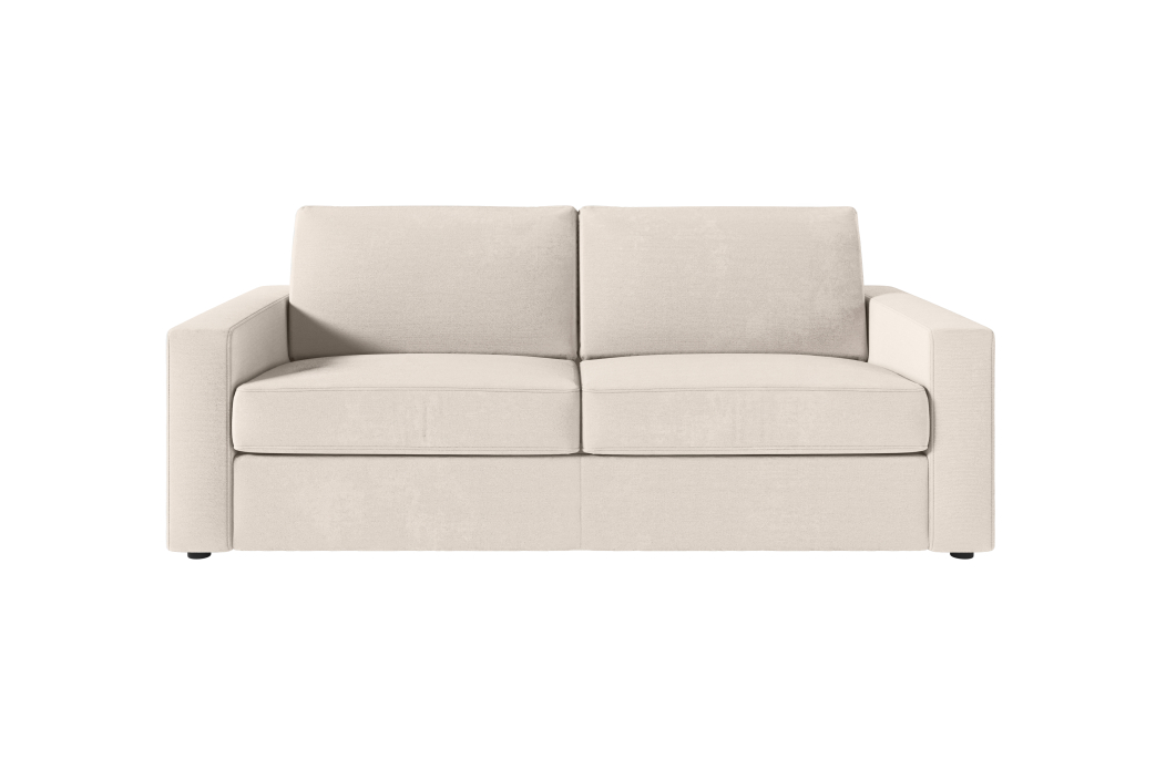 Canapé ADELE convertible 3 places système couchage express déhoussable en tissu