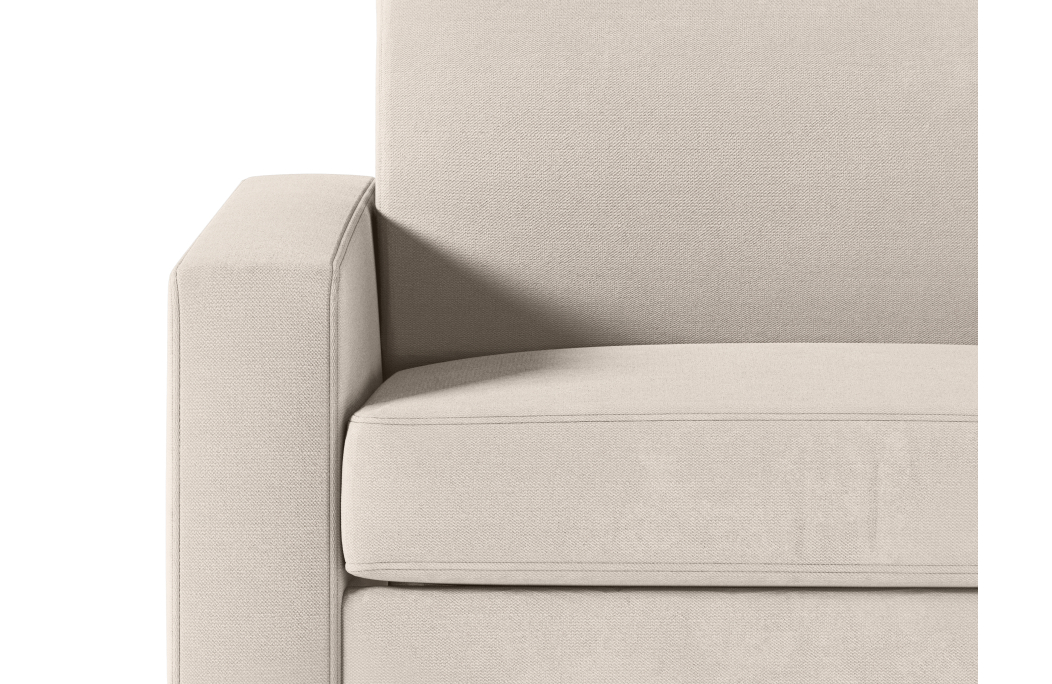 Canapé ADELE convertible 3 places système couchage express déhoussable en tissu