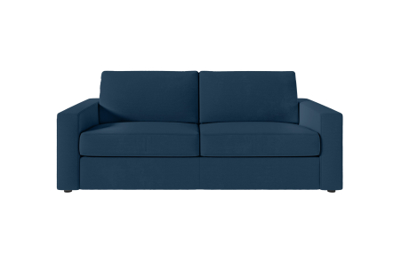 Canapé ADELE convertible 3 places système couchage express déhoussable en tissu