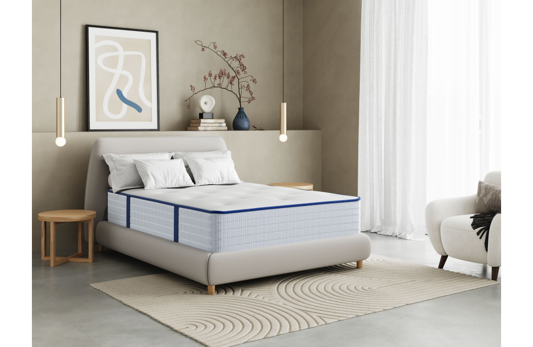 Matelas à mémoire de forme HANSEN + ressorts ensachés- 33cm d'épaisseur