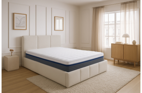 Matelas ZEN en mousse à mémoire de forme MemoryTex + mousse Ergolattex - 25cm d'épaisseur
