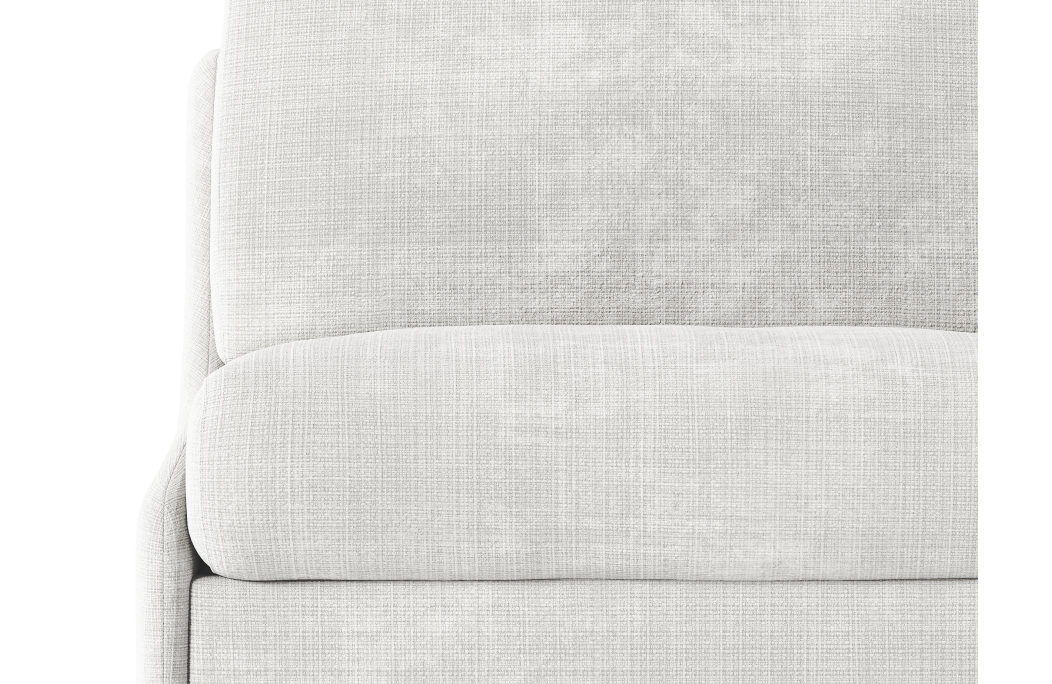 Canapé convertible express 3 places AGATHE couchage quotidien sans accoudoirs en tissu chenille
