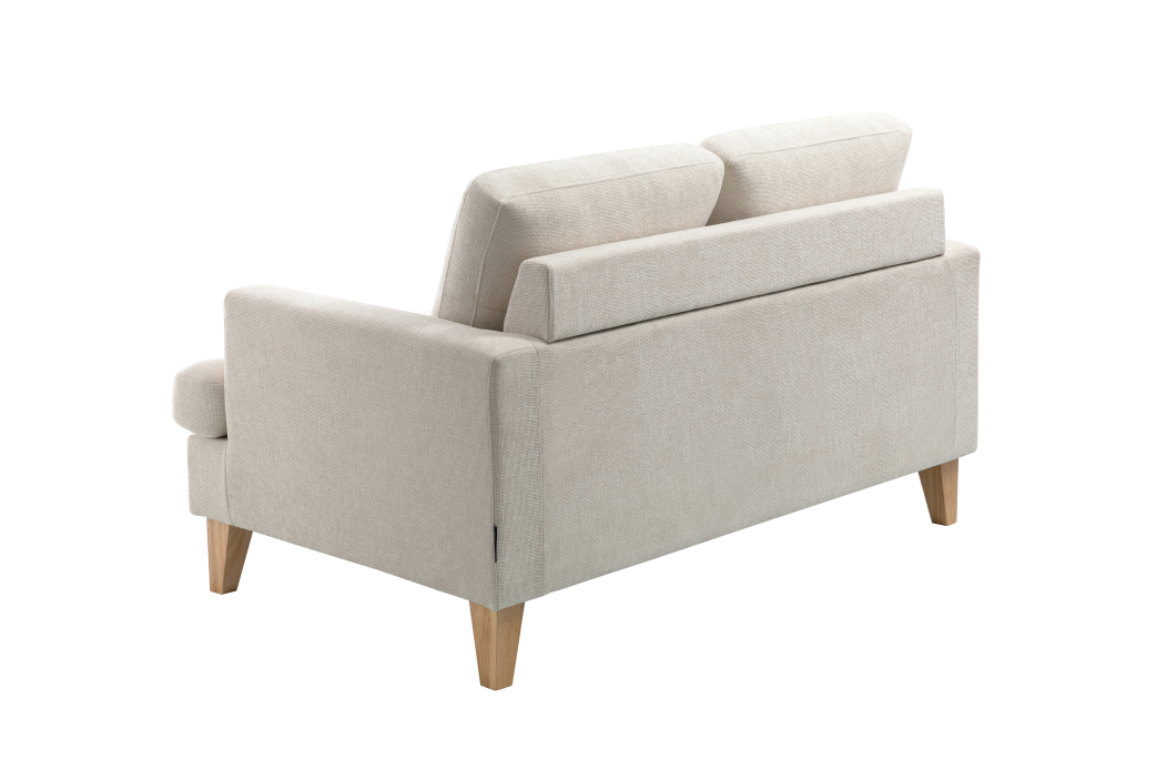 Canapé droit TALMA 2 places en tissu