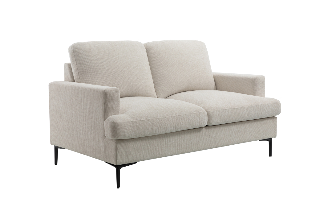 Ensemble canapés droits TALMA 3 + 2places en tissu