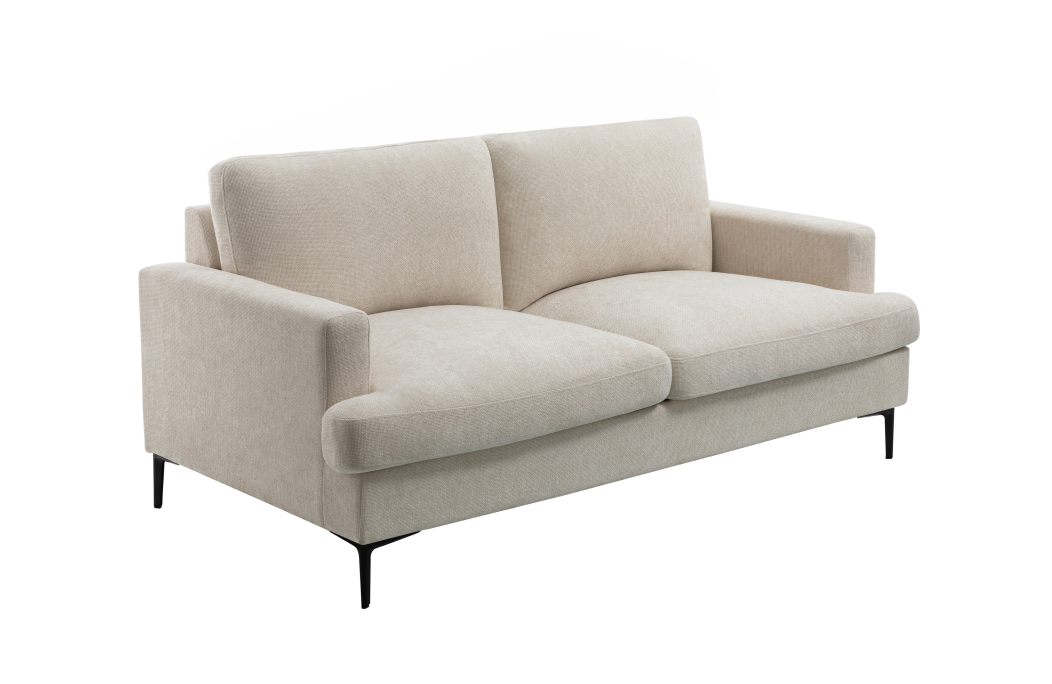 Canapé droit TALMA 3 places en tissu