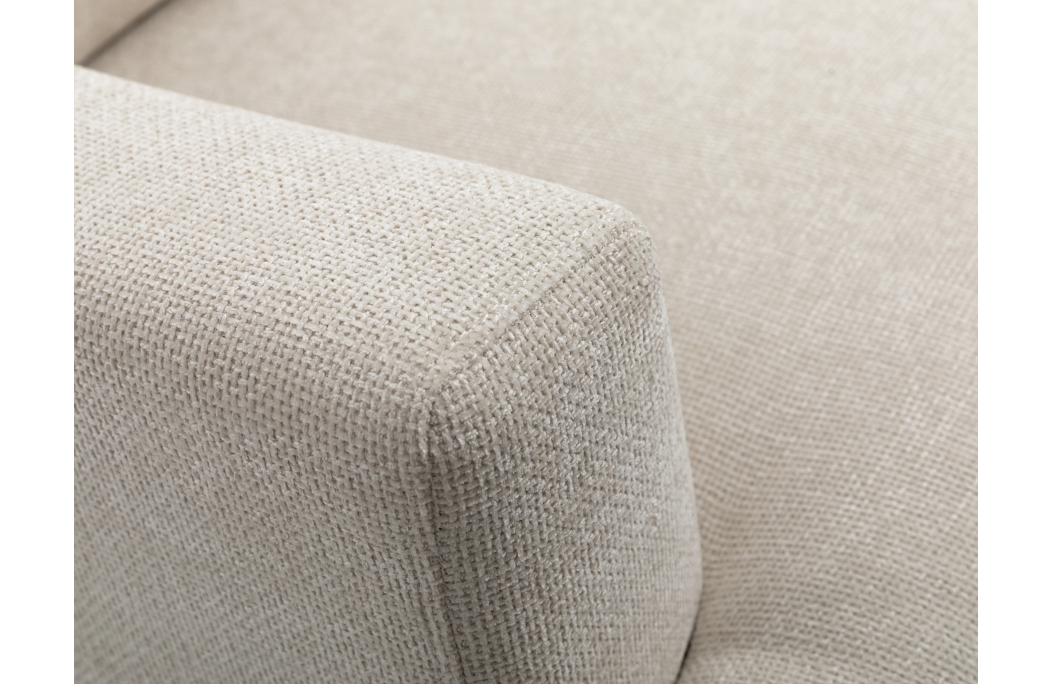 Canapé droit TALMA 3 places en tissu