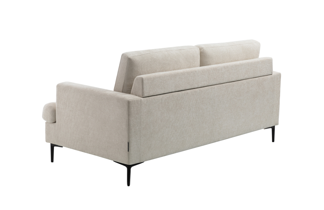 Canapé droit TALMA 3 places en tissu